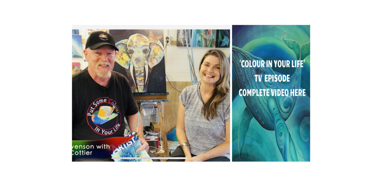 My Colour In Your Life Tv Show Live Reina Cottier Art